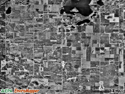 Lake Elizabeth township, Minnesota satellite photo by USGS