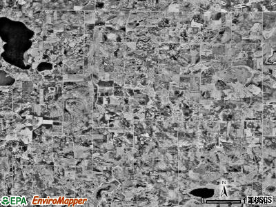 Stockholm township, Minnesota satellite photo by USGS