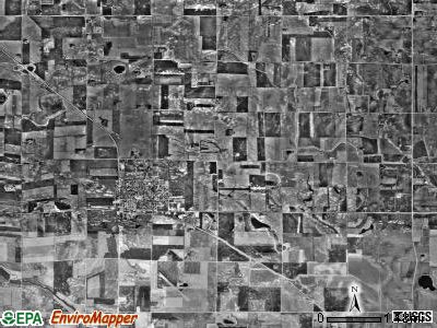 Madison township, Minnesota satellite photo by USGS