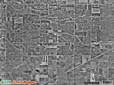 Lone Tree township, Minnesota satellite photo by USGS
