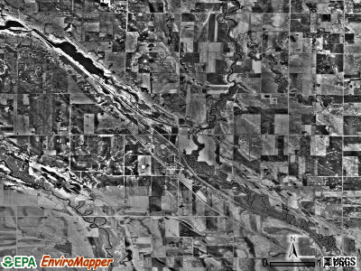 Tunsberg township, Minnesota satellite photo by USGS