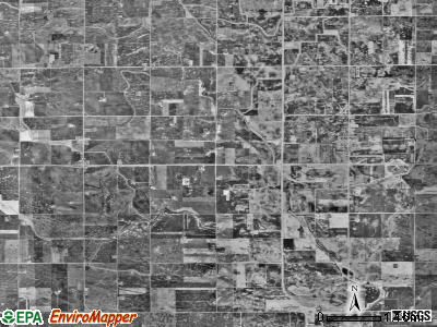 Roseland township, Minnesota satellite photo by USGS