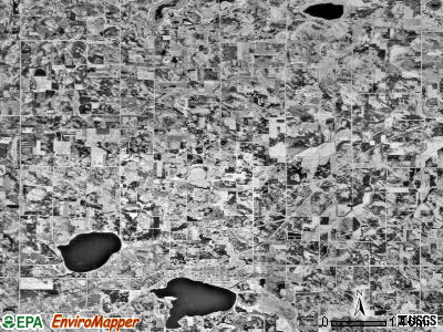 Hale township, Minnesota satellite photo by USGS