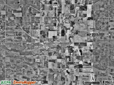 Riverside township, Minnesota satellite photo by USGS