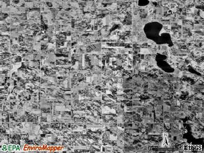 Winsted township, Minnesota satellite photo by USGS