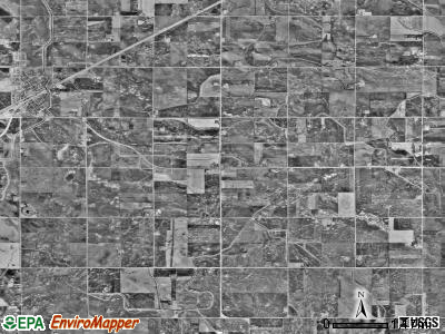Rheiderland township, Minnesota satellite photo by USGS