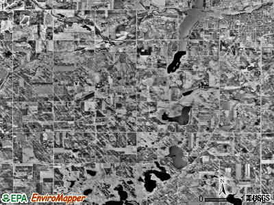 Lynn township, Minnesota satellite photo by USGS