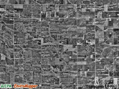Osceola township, Minnesota satellite photo by USGS