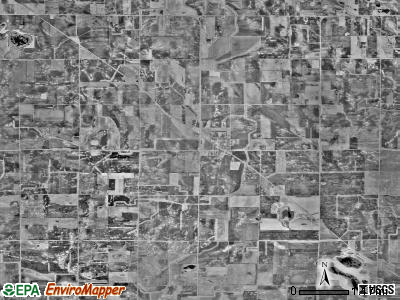 Ten Mile Lake township, Minnesota satellite photo by USGS