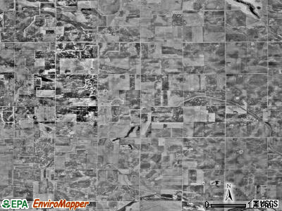 Tyro township, Minnesota satellite photo by USGS