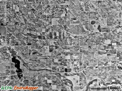Sumter township, Minnesota satellite photo by USGS