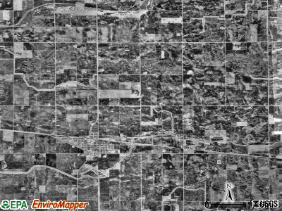 Hector township, Minnesota satellite photo by USGS