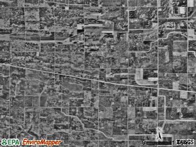 Melville township, Minnesota satellite photo by USGS