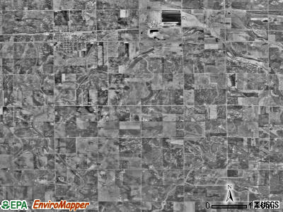 Emmet township, Minnesota satellite photo by USGS