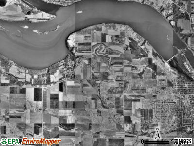 Nininger township, Minnesota satellite photo by USGS