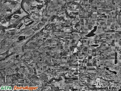 Sand Creek township, Minnesota satellite photo by USGS