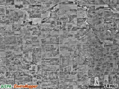 Swede Prairie township, Minnesota satellite photo by USGS