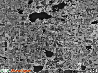 Spring Lake township, Minnesota satellite photo by USGS