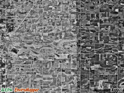 Washington Lake township, Minnesota satellite photo by USGS