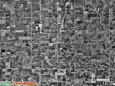 Martinsburg township, Minnesota satellite photo by USGS