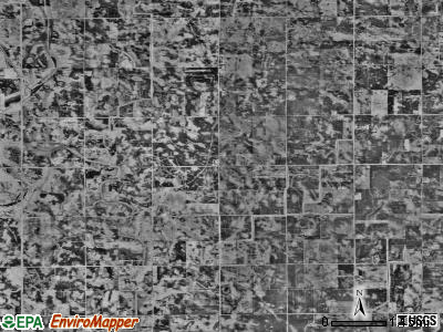 Norfolk township, Minnesota satellite photo by USGS