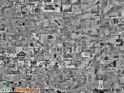 Marble township, Minnesota satellite photo by USGS