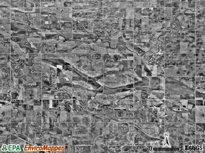Westerheim township, Minnesota satellite photo by USGS