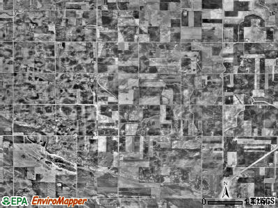 Vallers township, Minnesota satellite photo by USGS