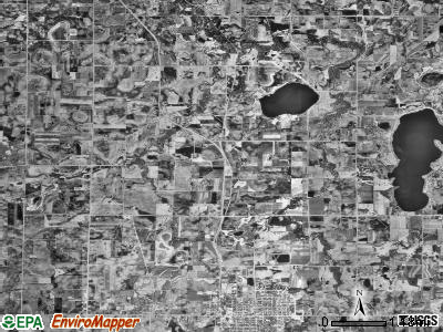 Helena township, Minnesota satellite photo by USGS