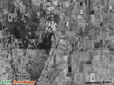 Haywood township, Arkansas satellite photo by USGS