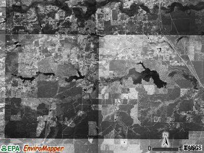 Banner township, Arkansas satellite photo by USGS