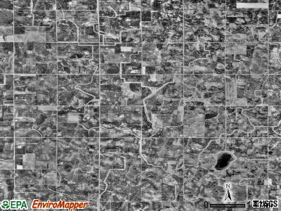 Wellington township, Minnesota satellite photo by USGS