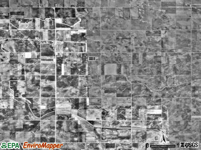 Kintire township, Minnesota satellite photo by USGS
