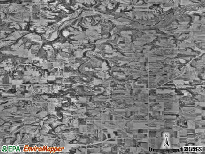 Vasa township, Minnesota satellite photo by USGS