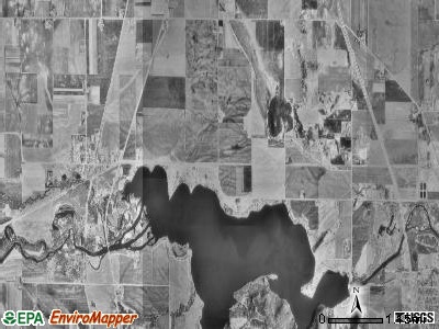 Randolph township, Minnesota satellite photo by USGS