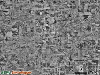 Kelso township, Minnesota satellite photo by USGS