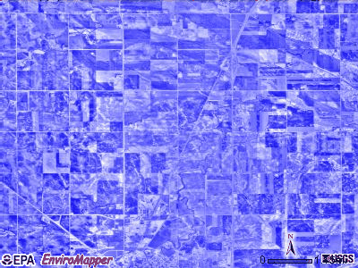 Fairview township, Minnesota satellite photo by USGS