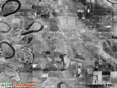 Gum Woods township, Arkansas satellite photo by USGS