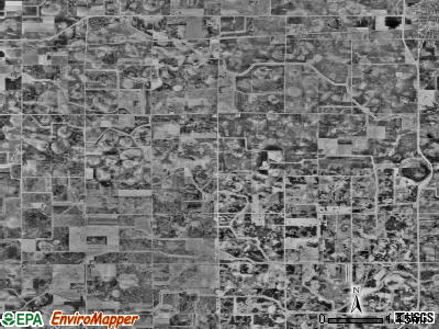 Cornish township, Minnesota satellite photo by USGS