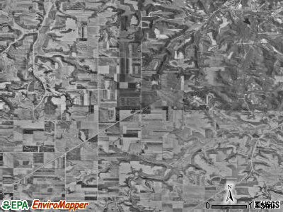 Featherstone township, Minnesota satellite photo by USGS