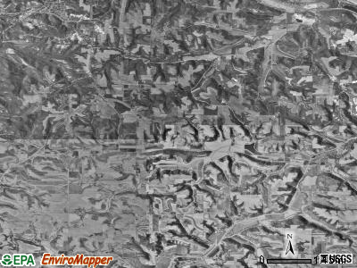 Hay Creek township, Minnesota satellite photo by USGS