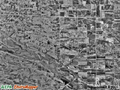 Camp township, Minnesota satellite photo by USGS