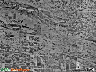 Sherman township, Minnesota satellite photo by USGS
