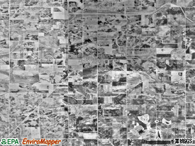 Vesta township, Minnesota satellite photo by USGS