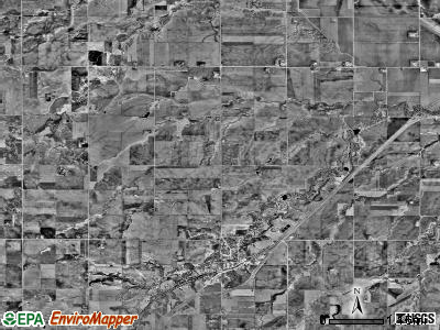 Lynd township, Minnesota satellite photo by USGS