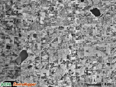 Montgomery township, Minnesota satellite photo by USGS