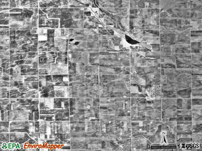 Vail township, Minnesota satellite photo by USGS
