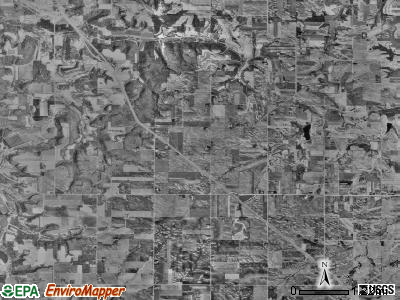 Leon township, Minnesota satellite photo by USGS