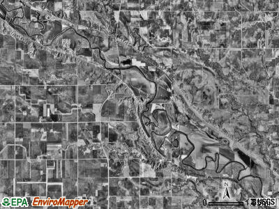 Ridgely township, Minnesota satellite photo by USGS