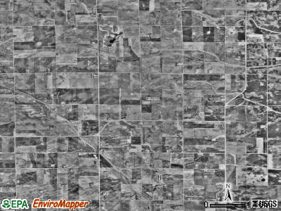 New Avon township, Minnesota satellite photo by USGS